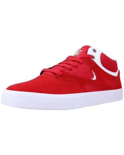 DC Shoes Baskets KALIS VULC MID S - Rouge