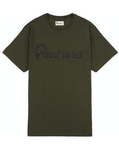 Penfield T-shirt T-shirt Bear Chest - Vert