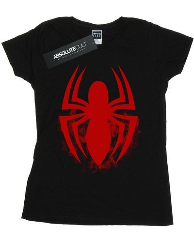 Marvel T-shirt Spider-Man Logo Emblem - Rouge