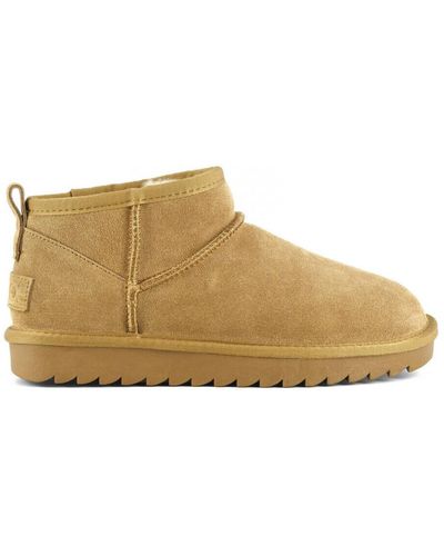 Colors Of California Bottines Short winter boot in suede - Neutre