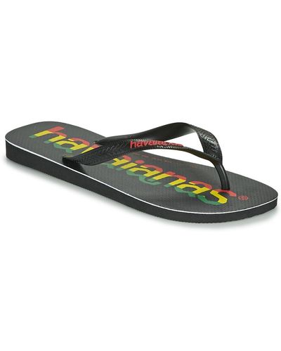 Havaianas Tongs TOP LOGOMANIA - Noir