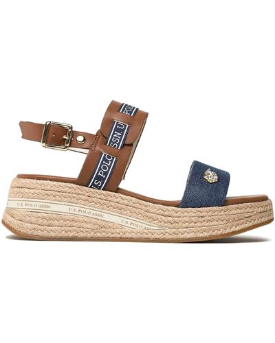 Ralph Lauren Sandales GLORY004-CUO-BLU02 - Bleu