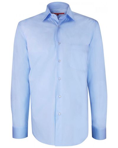 Andrew Mc Allister Chemise chemise business coupe droite edern bleu