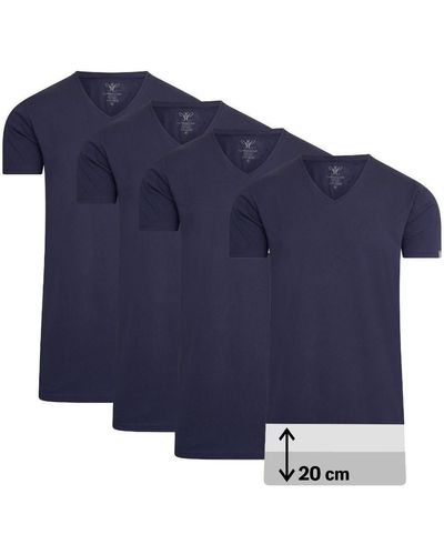 Cappuccino Italia T-shirt 4-Pack T-shirts - Bleu