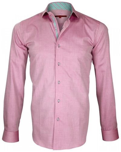Andrew Mc Allister Chemise chemise a courdieres elbow rose