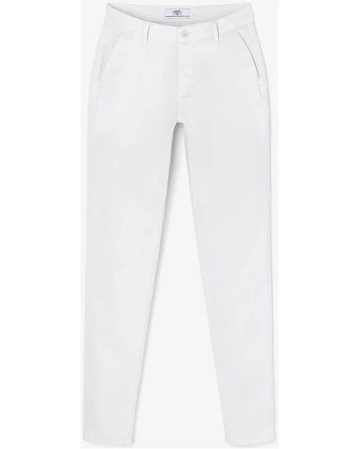 Le Temps Des Cerises Pantalon Pantalon chino dyli5 blanc