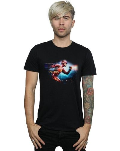 Dc Comics T-shirt The Flash Sparks - Noir