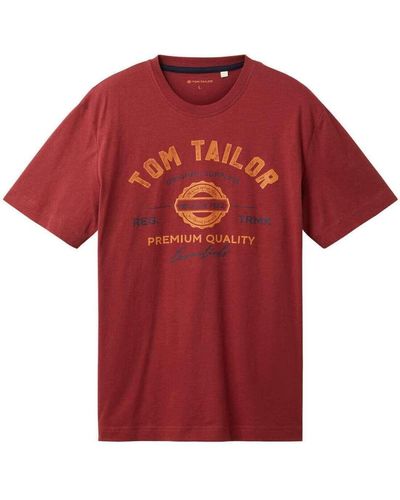 Tom Tailor T-shirt 156841VTAH23 - Rouge