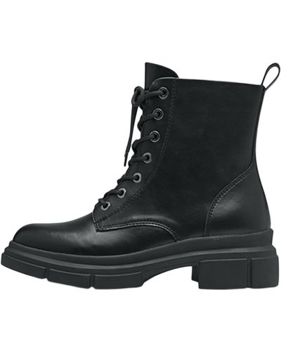 Tamaris Boots Bottine à Lacets Essentials - Noir