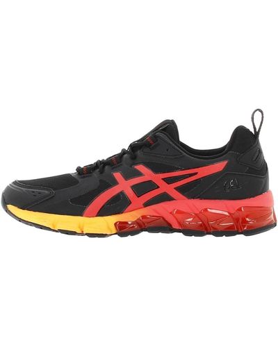 Basket discount asics rouge