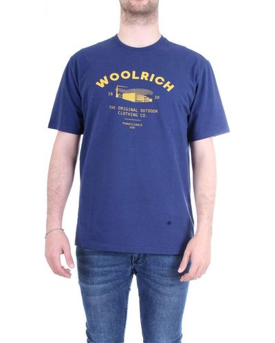 Woolrich T-shirt WOTEE1158 T-Shirt/Polo bleu