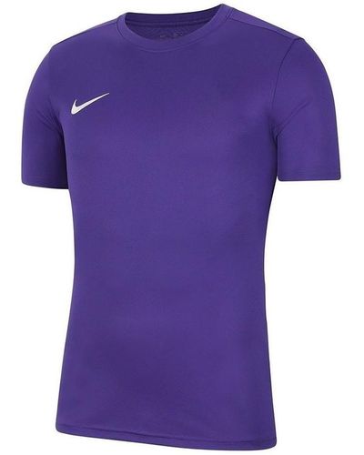 Nike T-shirt Dry Park Vii - Violet