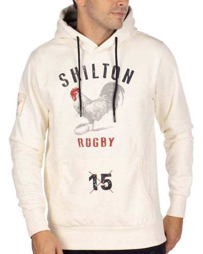 Shilton Sweat-shirt Sweat a capuche rugby unity - Neutre