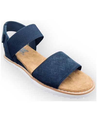 Skechers Sandales Sandale Compensée Marine - Bleu