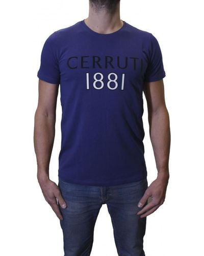 Cerruti 1881 T-shirt Buffa - Bleu