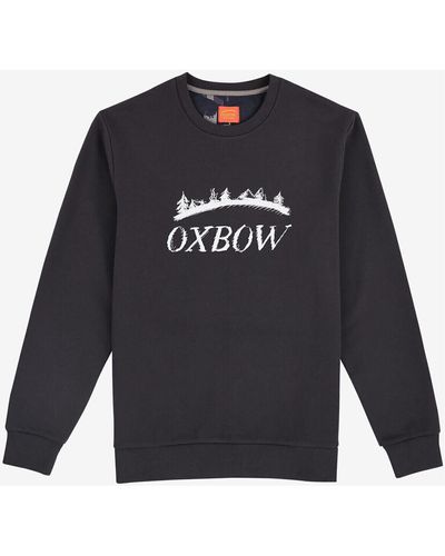 Oxbow Sweat-shirt Sweat col rond unisex P2STEGA - Bleu
