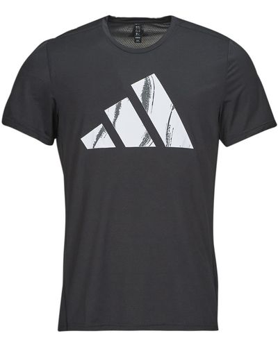 adidas T-shirt RUN IT BOS TEE - Noir