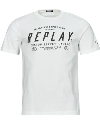 Replay T-shirt M6840-000-2660 - Blanc