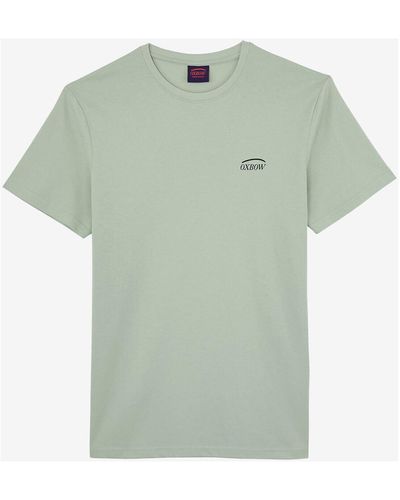 Oxbow T-shirt Tee-shirt manches courtes imprimé P2TAGTAN - Vert