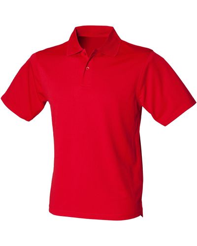 Henbury T-shirt HB475 - Rouge