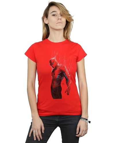 Marvel T-shirt Spider-Man Web Wrap - Rouge
