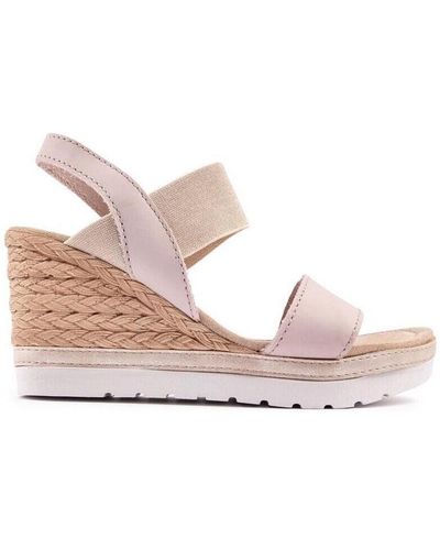 Marco Tozzi Sandales Wedge Coins - Rose