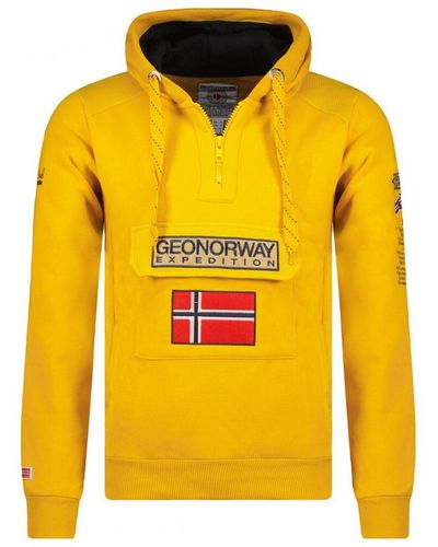 GEOGRAPHICAL NORWAY Sweat-shirt GYMCLASS sweat pour - Jaune