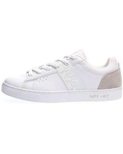 Napapijri Baskets NP0A4FKT WILLOW-002 BRIGHT WHITE - Blanc