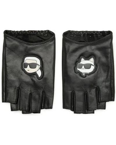 Karl Lagerfeld Gants gants ikonik - Noir