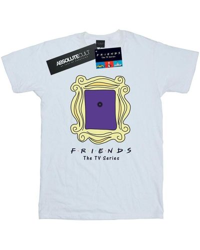 Friends T-shirt Door Peephole - Bleu