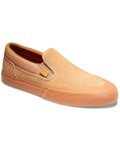 DC Shoes Chaussures de Skate MANUAL SLIP ON RT S brown gum - Marron