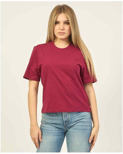 K-Way T-shirt T-shirt Amilly en pur coton - Rouge
