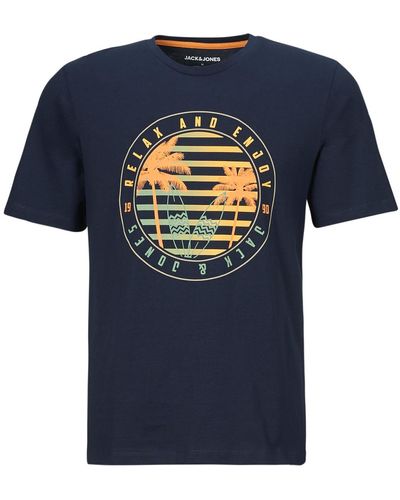 Jack & Jones T-shirt JJSUMMER VIBE TEE SS CREW NECK - Bleu