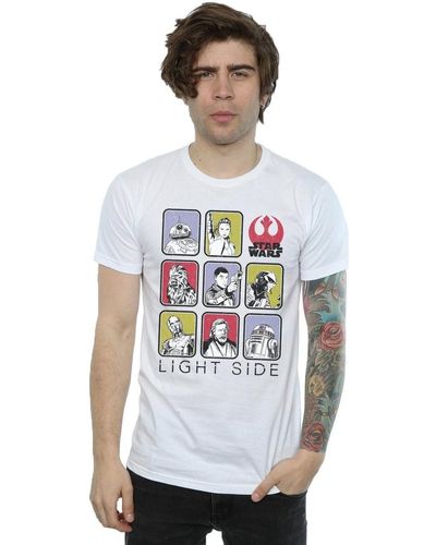 Disney T-shirt The Last Jedi Multi Character - Blanc
