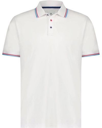 State Of Art T-shirt Polo Blanche Piqué
