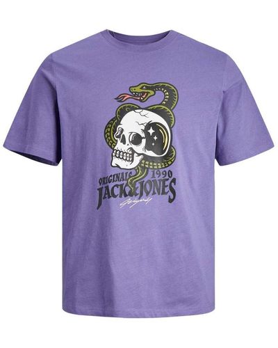 Jack & Jones T-shirt 153761VTAH23 - Violet