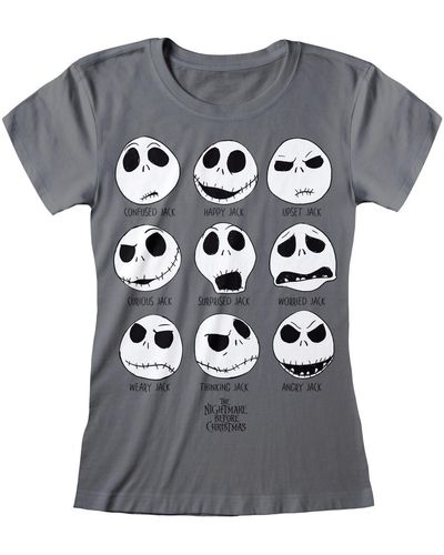 Nightmare Before Christmas T-shirt HE154 - Gris
