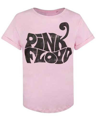 Pink Floyd T-shirt 60s - Rose
