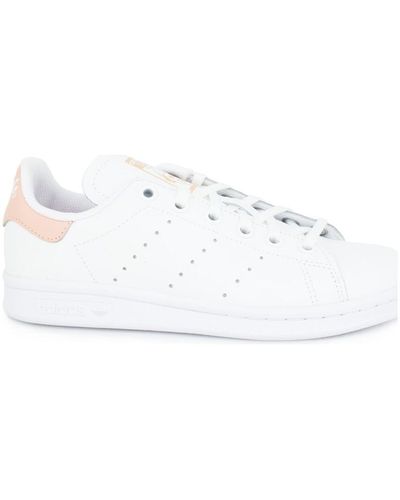 adidas Chaussures Stan Smith White Pink EE7580 - Blanc