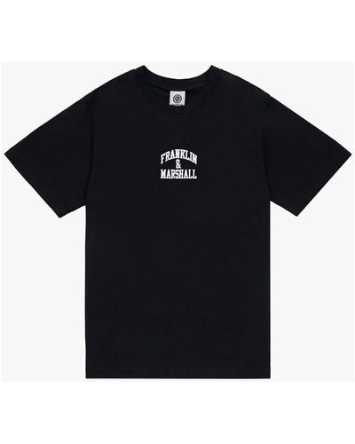 Franklin & Marshall T-shirt JM3009.1009P01-980 - Noir