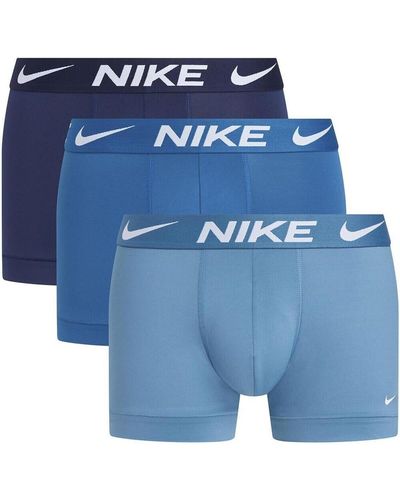 Nike Boxers Trunk 3pk - Bleu