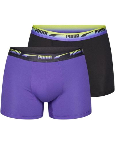 PUMA Boxers men gradient waistband boxer 2p - Violet