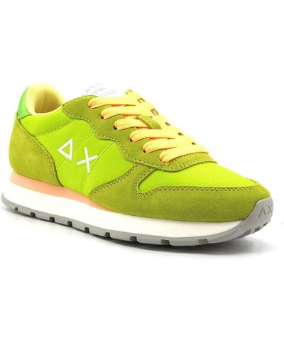 Sun 68 Bottes Ally Solid Sneaker Donna Lime Z34201 - Jaune