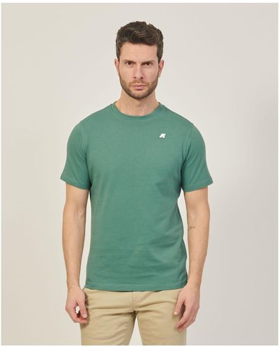 K-Way T-shirt T-shirt col rond Odom avec logo - Vert