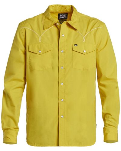 Quiksilver Chemise Andy Y Andy - Jaune