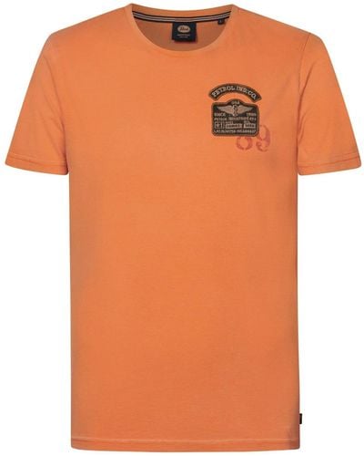 Petrol Industries T-shirt T-Shirt Palmetto Orange