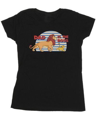 Disney T-shirt The Lion King Dad Boss - Noir