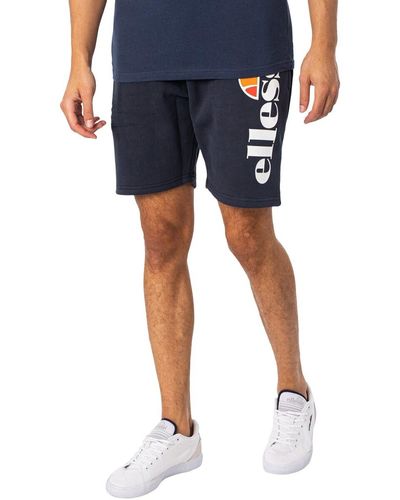 Ellesse Short Short de survêtement en molleton Bossini - Bleu