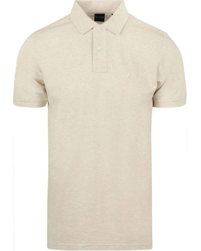 Suitable T-shirt Polo Mang Ecru - Neutre