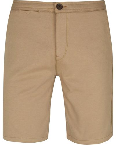 Vanguard Pantalon Chino Short Twill Beige - Neutre